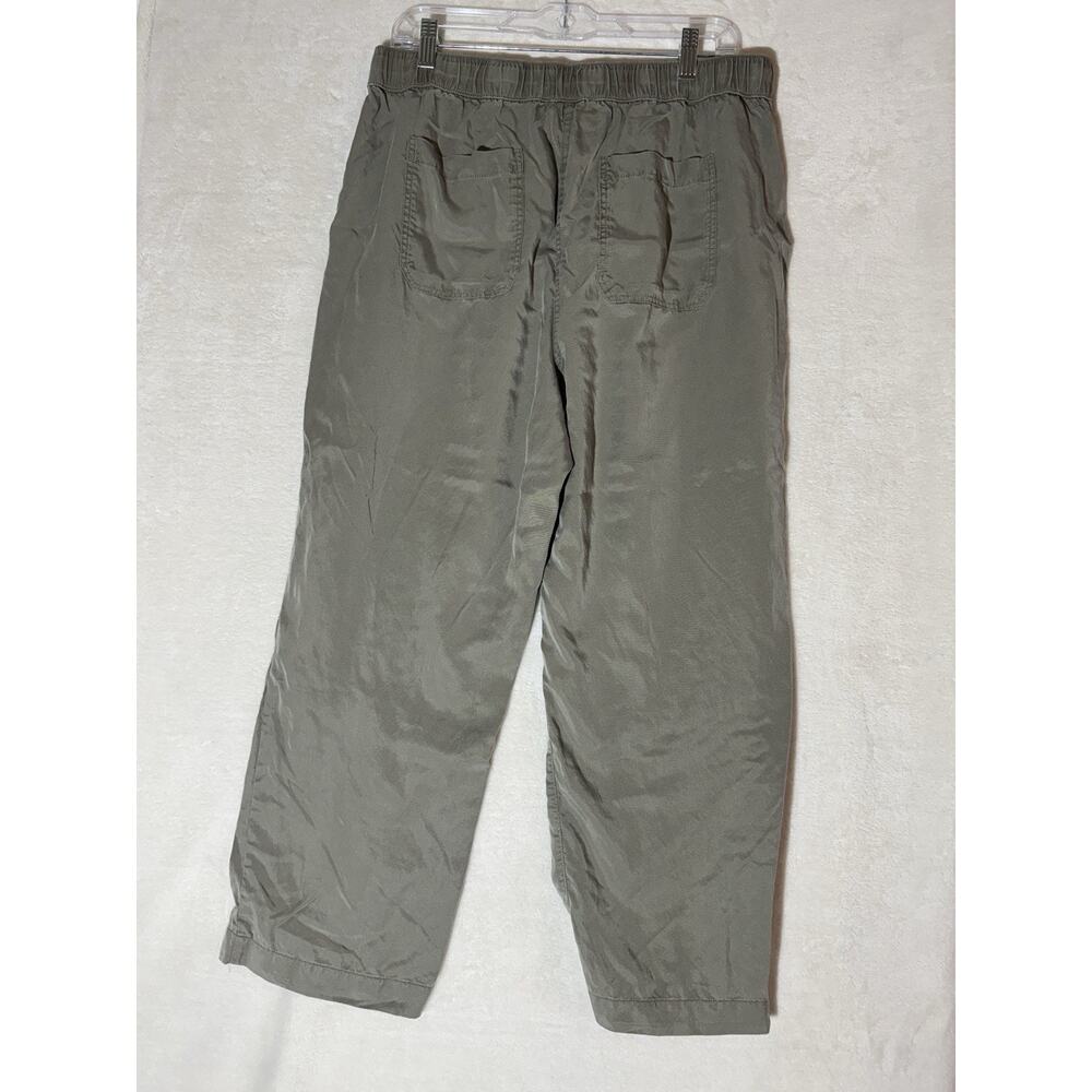Women's Pants for The Republic Wide Leg Army Green Size XL Draw String Elastic